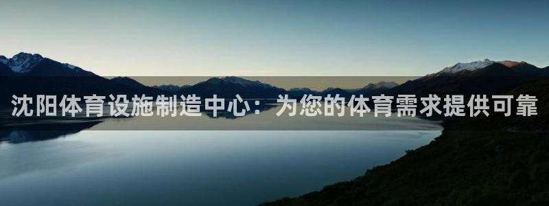 意昂体育3开户：沈阳体育设施制造中心：为您的体育需求