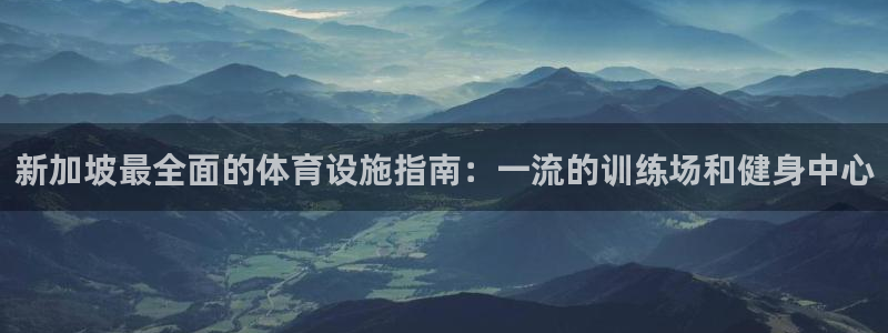 意昂3五金厂：新加坡最全面的体育设施指南：一流的训练