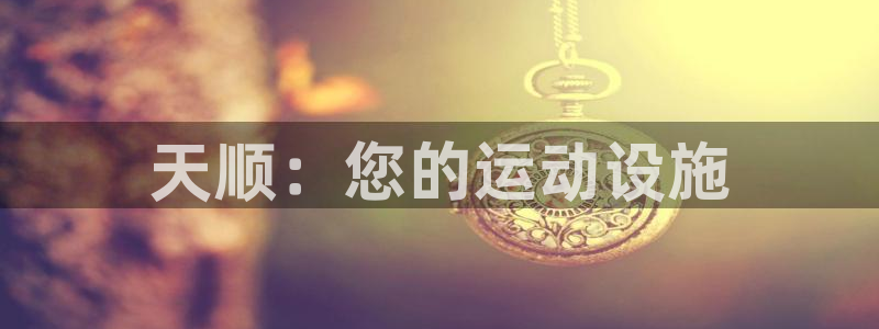 意昂体育3娱乐：天顺：您的运动设施