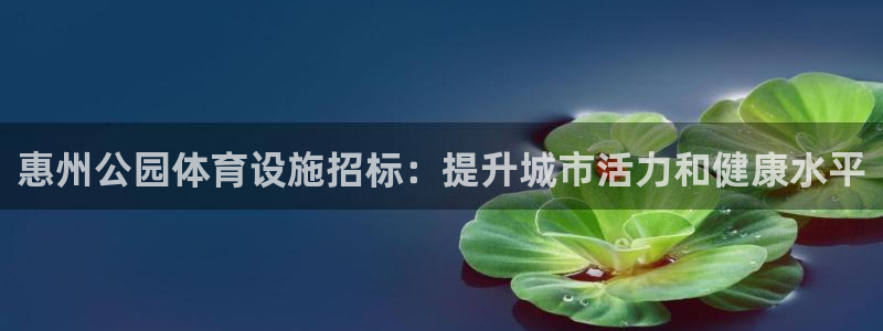 意昂体育3招商电话是多少号码：惠州公园体育设施招标：