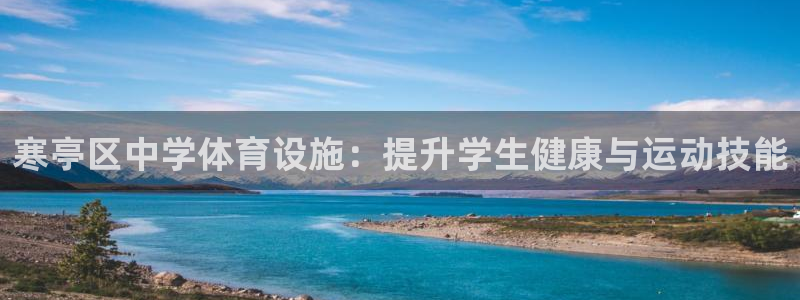 意昂3娱乐下载：寒亭区中学体育设施：提升学生健康与运