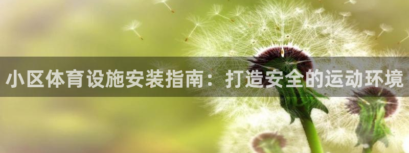 意昂集团官网：小区体育设施安装指南：打造安全的运动环