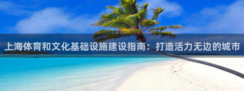 意昂体育3软件：上海体育和文化基础设施建设指南：打造