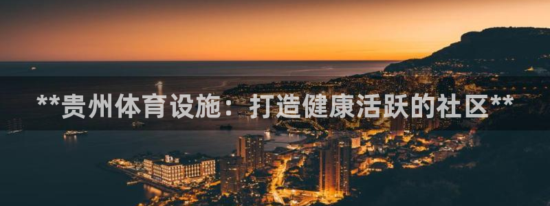 意昂体育3软件：**贵州体育设施：打造健康活跃的社区