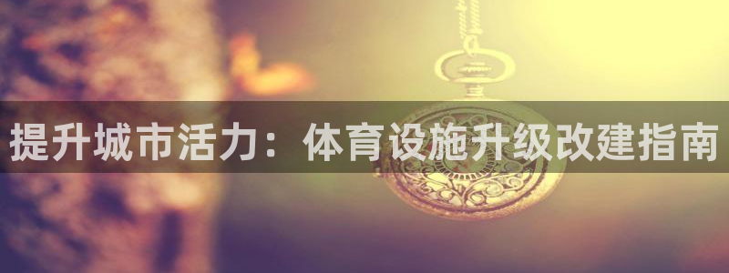 意昂3娱乐平台：提升城市活力：体育设施升级改建指南