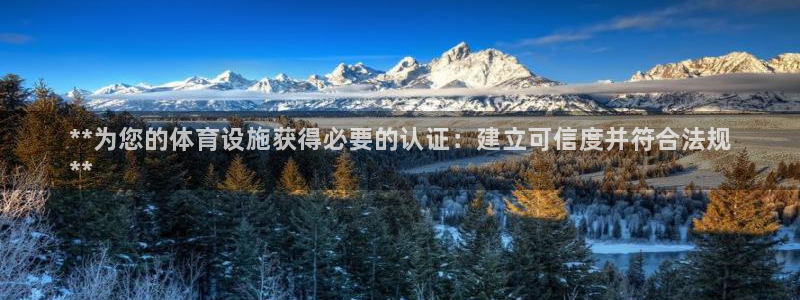 意昂集团官网：**为您的体育设施获得必要的认证：建立